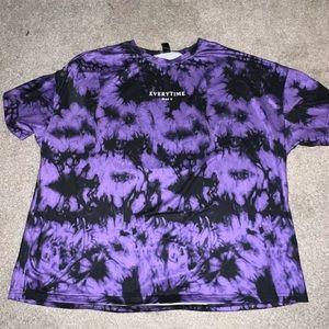 Purple Cropped Shein Shirt